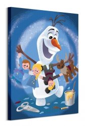 Olaf&#039;s Frozen Adventure Characters - obraz na płótnie
