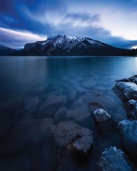 Lake Minnewanka, Canada - plakat