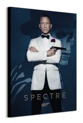 James Bond Spectre Skull - obraz na płótnie