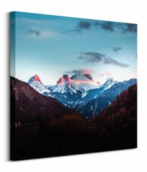 Obraz na płótnie - Górskie widoki - 60x60 cm