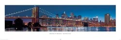 New York (Brooklyn bridge) - plakat