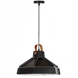 LAMPA SUFITOWA WISZĄCA LOFT CZARNA CONA W1