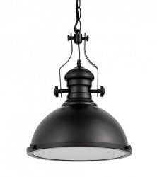 Lampa wisząca - Industrialna Czarna Eligio W3