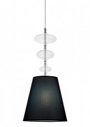 Lampa wisząca - Czarna Veneziana W1