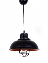 LAMPA WISZĄCA LOFT CZARNA FUKO