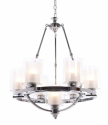 Lampa wisząca - Loft Chromowana Santini W7