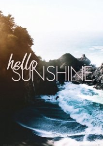 Hello sunshine - plakat A3