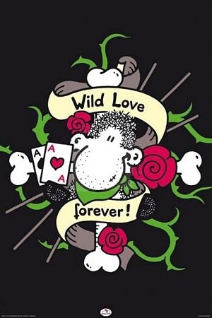 Sheepworld Wild Love - plakat