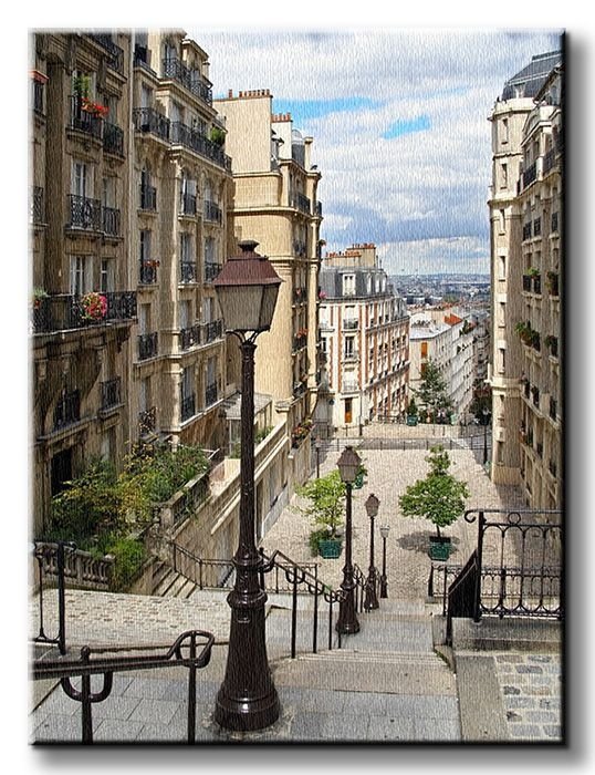 Paris Montmartre - Obraz na płótnie