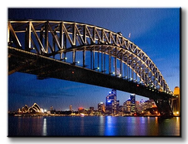 Sydney, Night - Obraz na płótnie
