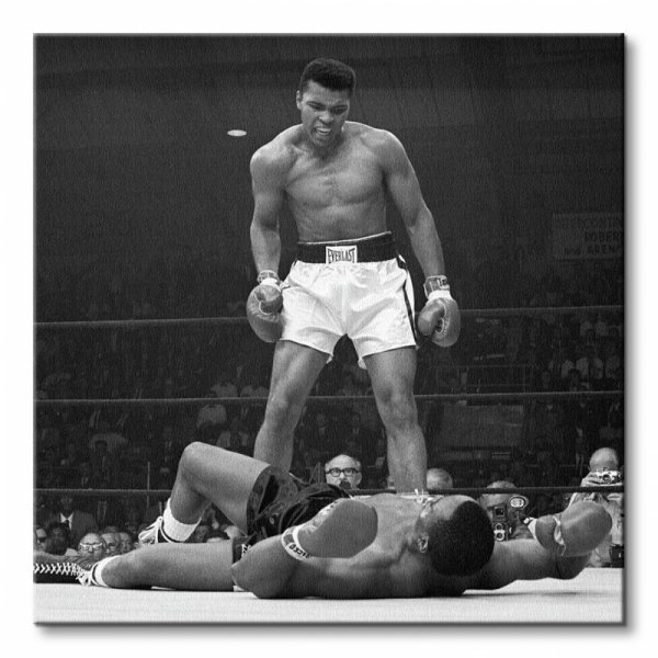 Muhammad Ali (Ali vs Liston - Corbis) - Obraz na płótnie
