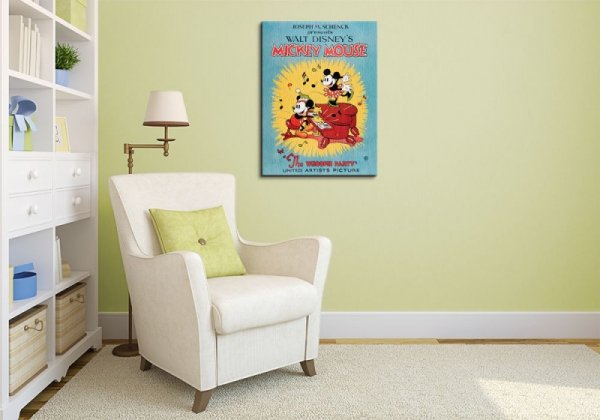 Mickey Mouse (The Whoopee Party) - Obraz na płótnie