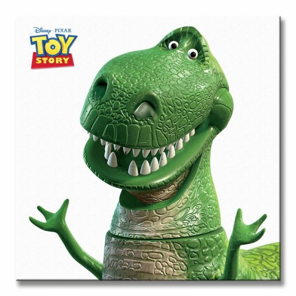 Toy Story (Rex) - Obraz na płótnie