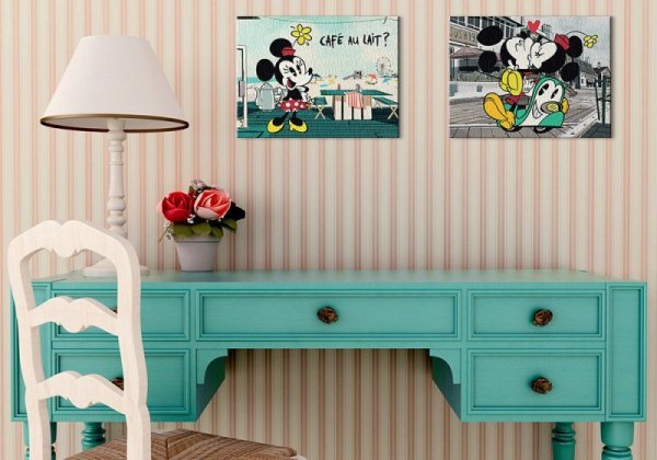 Obraz dla dzieci - Mickey Shorts (Mickey and Minnie) - 40x30 cm
