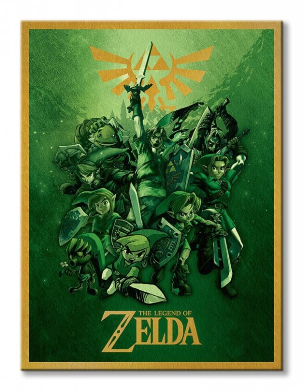 The Legend Of Zelda (Link) - Obraz na płótnie