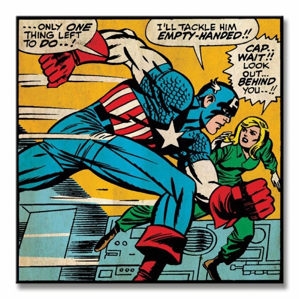 Captain America (Empty Handed) - Obraz na płótnie