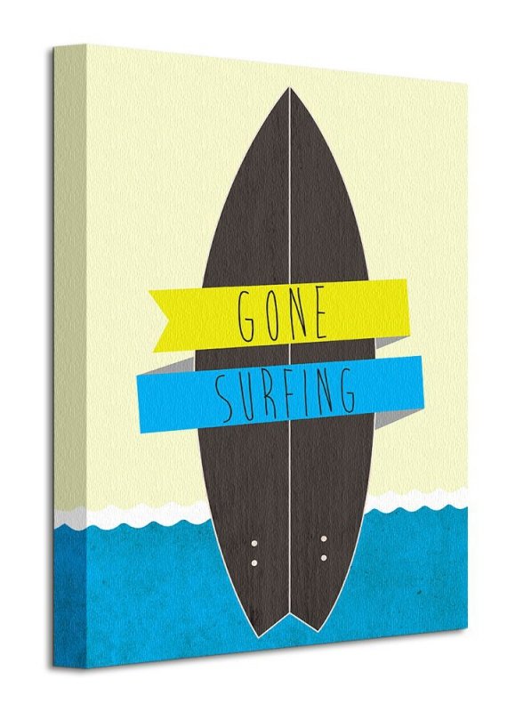 Gone Surfing - Obraz na płótnie