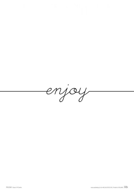 Enjoy wersja 2 - plakat