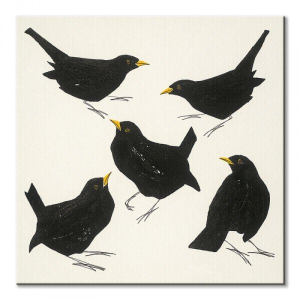 Blackbirds - obraz na płótnie