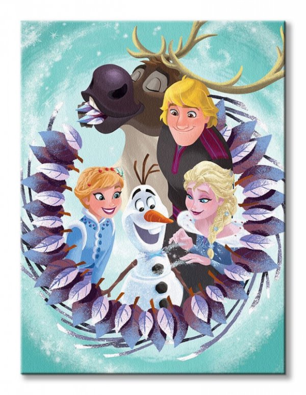 Olaf&#039;s Frozen Adventure Group - obraz na płótnie