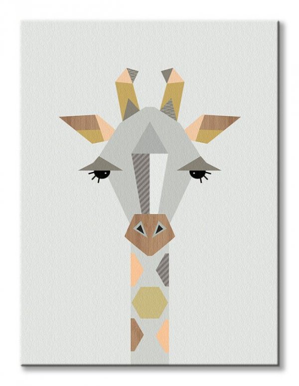 Żyrafa - obraz na płótnie