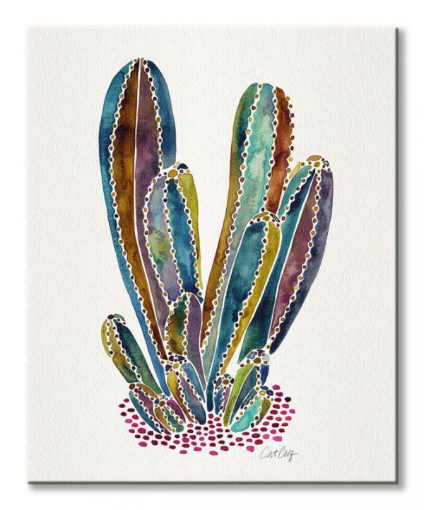 Kaktusy - obraz na płótnie