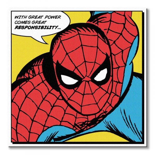Spider-Man Komiks - obraz na płótnie