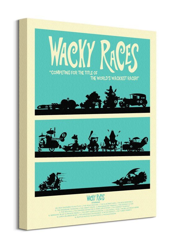 Wacky Races - obraz na płótnie