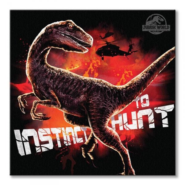 Jurassic World: Upadłe królestwo Instinct To Hunt - obraz na płótnie