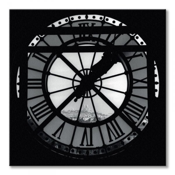 Clock Face, Paris - obraz na płótnie