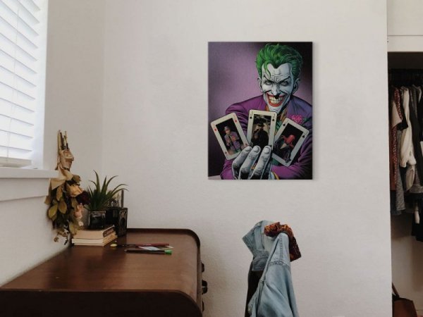 Batman Joker Cards - obraz na płótnie