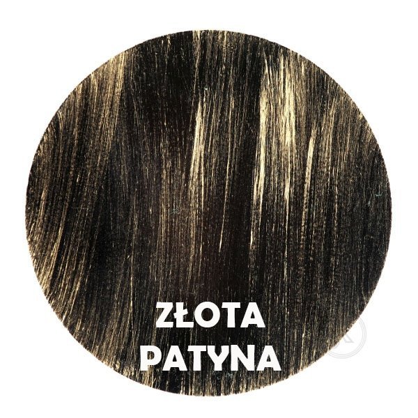 Złota patyna - kolorystyka metalu - Duży kwietnik na 7 doniczek - Sklep DecoArt24.pl