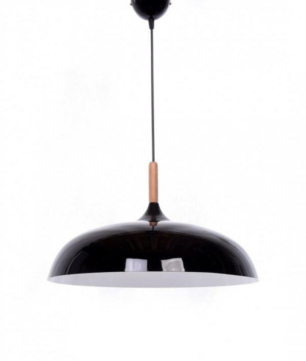Lampa wisząca - Czarna Versi - dekoracje do domu - decoart24.pl