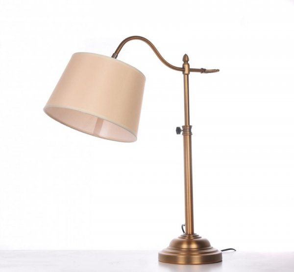 Lampa biurkowa - Mosiężna Sarini - lampy dekoracyjne - decoart24.pl