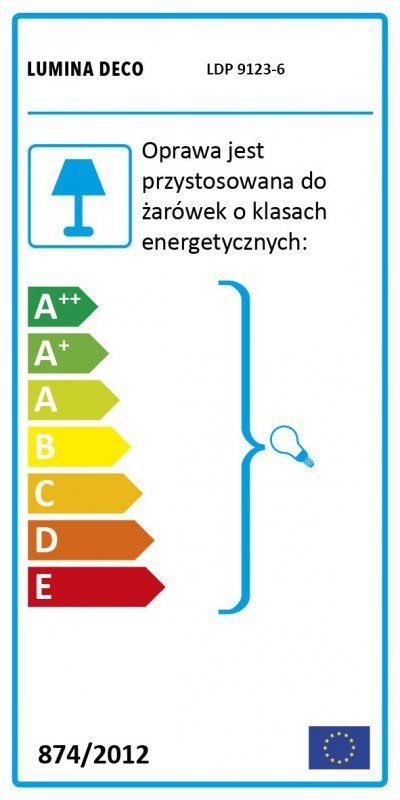 Żyrandol Kryształowy - Klasyczny Daniella W6 - dekoracyjne lampy - decoart24.pl