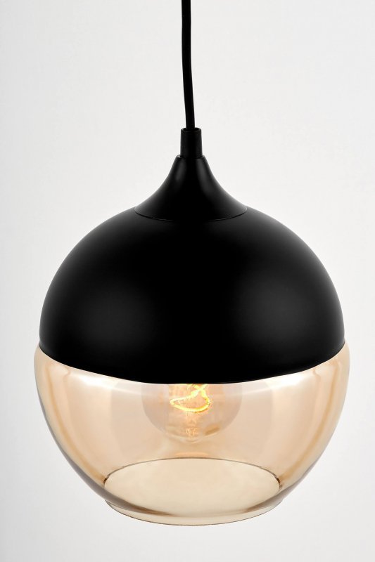 Lampa wisząca - Industrialna - Loft - Czarna - Albion - dekoracje do domu - DecoArt24.pl