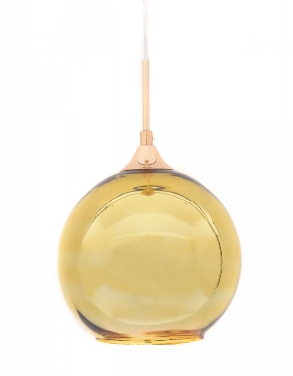 Lampa wisząca - Złota Loft - Lobos D20 - dodatki do wnętrz - decoart24.pl