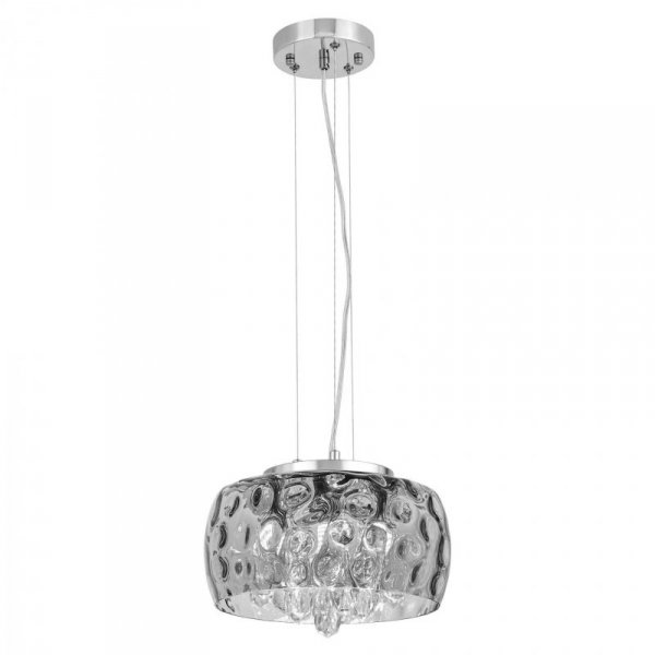 Lampa wisząca - Nowoczesna Chrom Rubina D40 - lampy do salonu - decoart24.pl