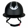 YORK AMETHYST SHINY SILVER Kask jeździecki regulowany
