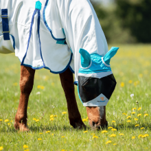 SHIRES EQUESTRIAN PRO FINE MESH Maska przeciw owadom dla konia