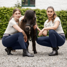 ELT NALA Legginsy jeździeckie z wysokim stanem i lejem silikonowym