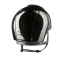 KEP ITALIA CROMO 2.0 POLISH BLACK - NEBULA BLACK/SILVER Kask jeździecki SZEROKI DASZEK