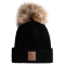 SILWEAR CLASSIC Czapka zimowa z pomponem z futra syntetycznego