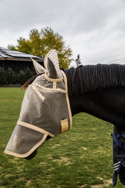 KENTUCKY FLY MASK HEART Maska przeciw owadom dla konia