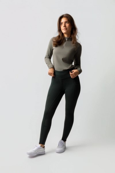 B VERTIGO CHIARA Bryczesy kompresyjne jeździeckie z wysokim stanem i pełnym lejem silikonowym