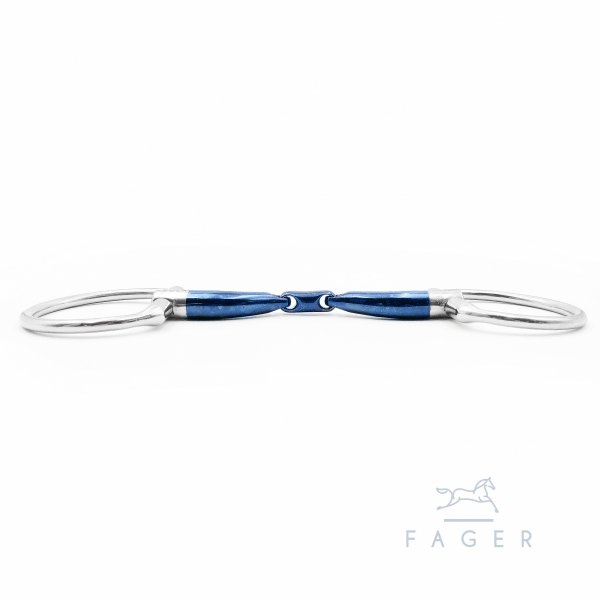 FAGER MARCUS SWEET IRON FIXED RING Wędzidło anatomiczne podwójnie łamane