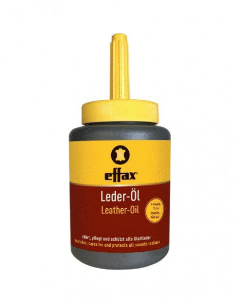*EFFAX LEATHER OIL Odżywczy olej do skór z pędzelkiem