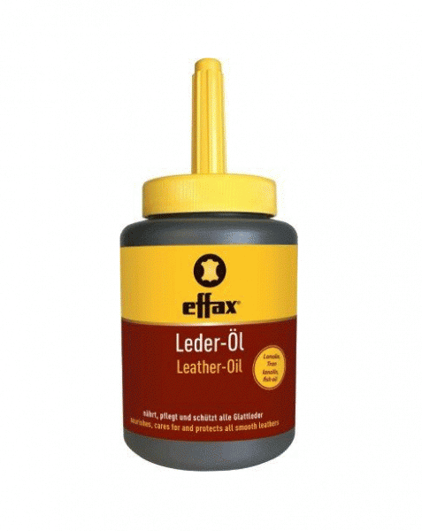 EFFAX LEATHER OIL Odżywczy olej do skór z pędzelkiem