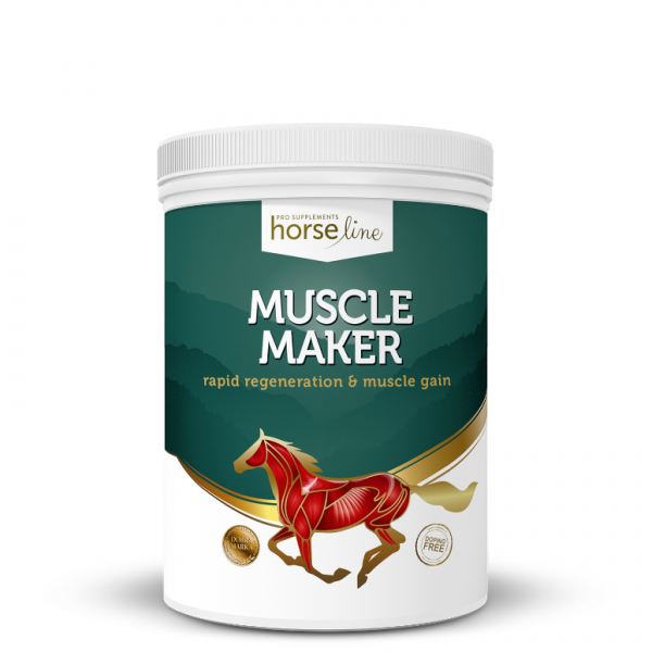 .HorseLinePRO MuscleMaker DOPING FREE Preparat/Odżywka wspomagający rozbudowę mięśni 1050g