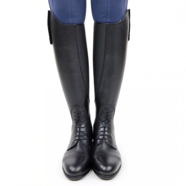 EKSPOZYCJA TATTINI BOXER CLOSE CONTACT Sznurowane oficerki jeździeckie skórzane